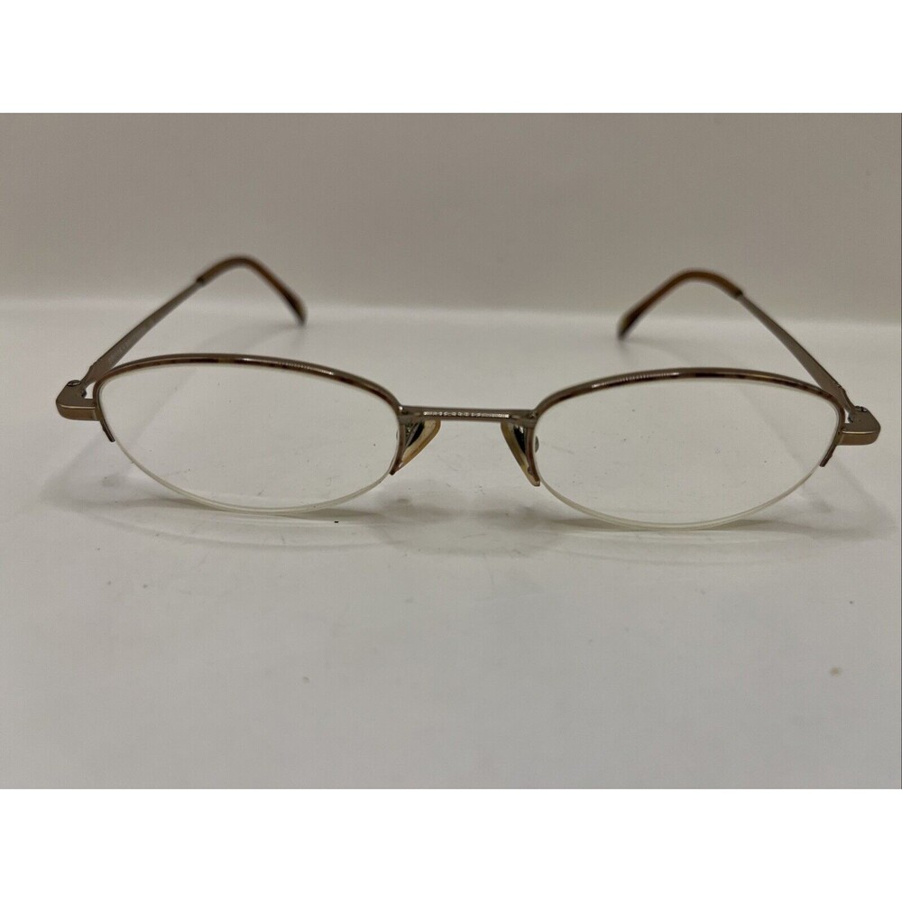 Brooks Brothers Eyglasses BB304 1195 Half Rim Frames Only Brown 47-20-135